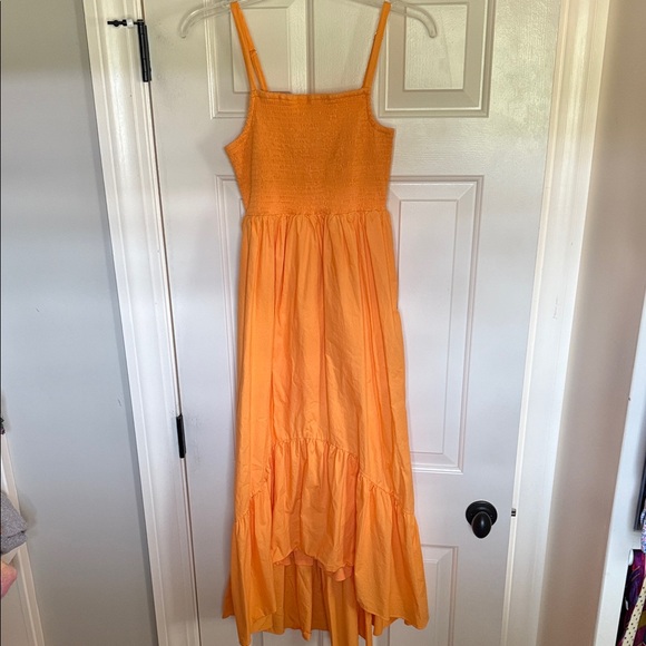Orange Maxi SunDress Laundry by Shelli Segal - Picture 1 of 4